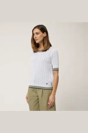 HARMONT&BLAINE T-Shirt Traforata Con Righe, , Taglia: XS