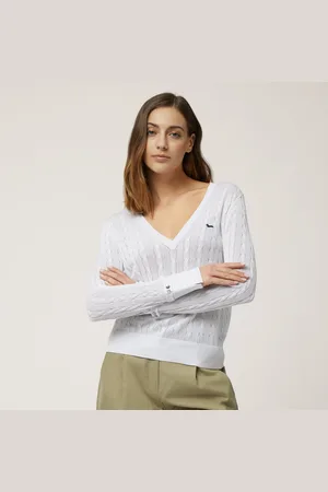 HARMONT&BLAINE Maglia Misto Seta Scollata A V, , Taglia: L