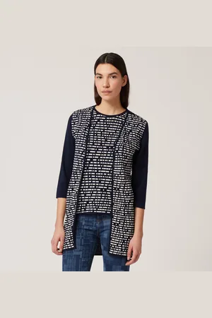 HARMONT&BLAINE Cardigan Bicolor Misto Cotone, , Taglia: XS