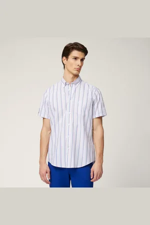 HARMONT&BLAINE Camicia Rigata A Maniche Corte, , Taglia: 3XL
