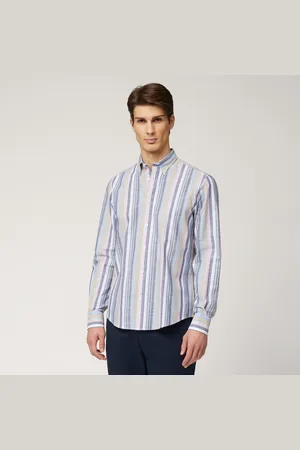 HARMONT&BLAINE Camicia In Cotone A Righe, , Taglia: 3XL