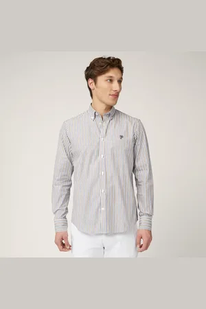 HARMONT&BLAINE Camicia Multirighe In Cotone, , Taglia: 4XL