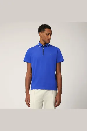 HARMONT&BLAINE Polo Con Dettagli In Denim, , Taglia: L