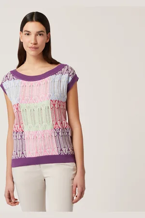 HARMONT&BLAINE Maglia Smanicata Jacquard, , Taglia: XS