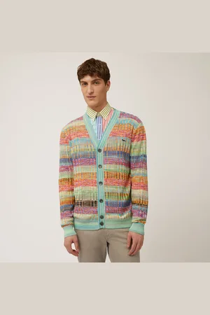 HARMONT&BLAINE Cardigan A Coste Multicolor, , Taglia: L