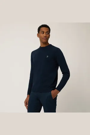 HARMONT&BLAINE Pullover In Cotone crepe Con Toppe, , Taglia: 3XL