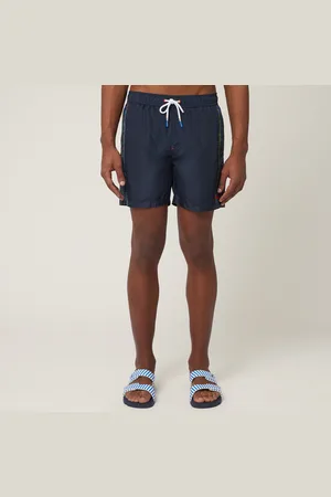HARMONT&BLAINE Shorts Da Mare Con Lettering, , Taglia: L