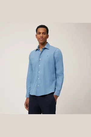 HARMONT&BLAINE Camicia In Denim Con Pinces, , Taglia: 4XL