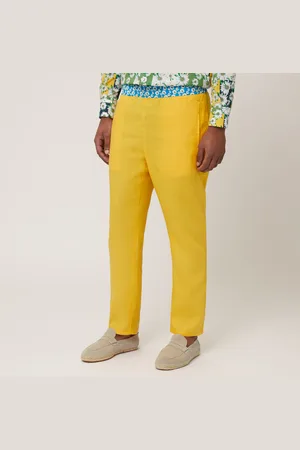 HARMONT&BLAINE Pantaloni Lino Con Margherite, , Taglia: 52