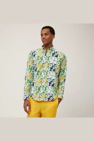 HARMONT&BLAINE Camicia A Quadri E Margherite, , Taglia: L