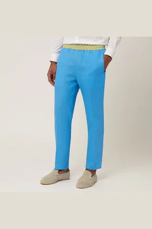 HARMONT&BLAINE Pantaloni Lino Con Margherite, , Taglia: 46