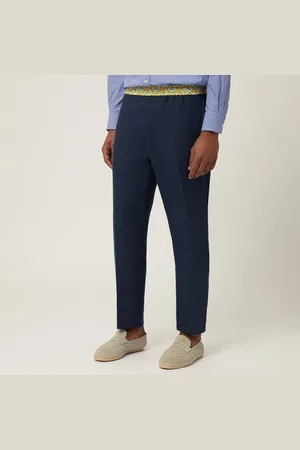 HARMONT&BLAINE Pantaloni Lino Con Margherite, , Taglia: 48