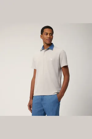 HARMONT&BLAINE Polo Vietri Con Collo In Denim, , Taglia: L