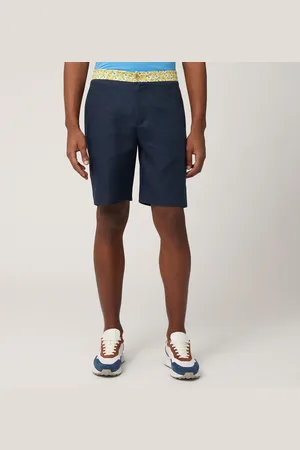 HARMONT&BLAINE Bermuda In Lino Con Margherite, , Taglia: 48