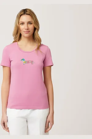 HARMONT&BLAINE T-Shirt Con Bassotto Decorato, , Taglia: XS
