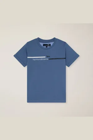 HARMONT&BLAINE T-shirt in cotone con stampa logo, , Taglia: 2Y