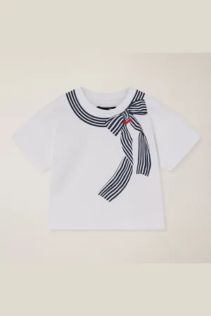 HARMONT&BLAINE T-shirt con fiocco a righe, , Taglia: 2Y