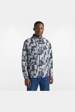 HARMONT&BLAINE Overshirt Patch Denim, , Taglia: 3XL