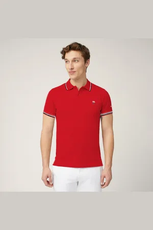 HARMONT&BLAINE Polo Con Righini A Contrasto, , Taglia: 3XL