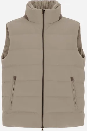 HERNO Smanicato In Suede Effect - Uomo Gilet E Smanicati 48