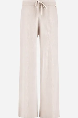HERNO Pantaloni In Rib Wool Cashmere - Donna Pantaloni Xs
