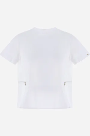 HERNO T-shirt In Chic Cotton Jersey E New Techno Taffetà - Donna T-shirt E Top 40