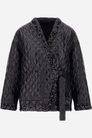 HERNO Giacca In Nylon Ultralight, Matt Nylon E Paillettes Mesh - Donna Parka E Giacche 38