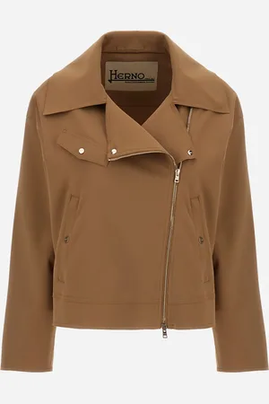 HERNO Giacca Biker In First Act Pef - Donna Parka E Giacche 38