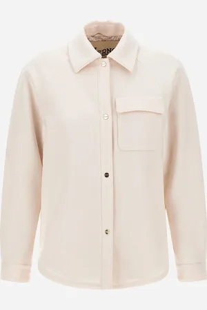 HERNO Shacket In Last Cold Wool - Donna Shackets 38