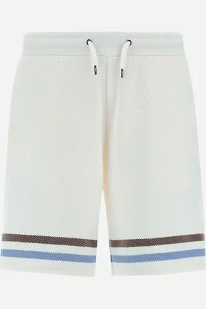HERNO Short In Stripe Cotton Sweater - Uomo Pantaloni L