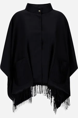 HERNO Poncho In Summer Silk E Nylon Ultralight - Donna A-shape M