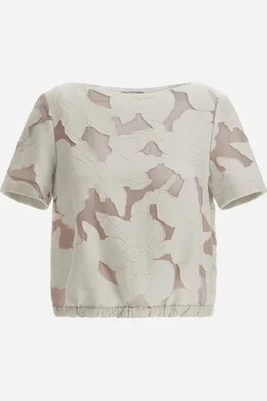 HERNO Top In Blooming Jacquard E New Techno Taffetà - Donna T-shirt E Top 40