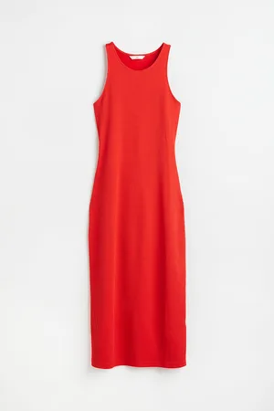 H&M Ribbed open-backed dress