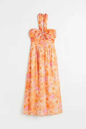 H & M Abito lungo halterneck