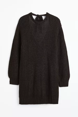 H&M Donna Vestiti - + Open-backed knitted dress