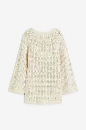 H&M Vestiti sexy - Crochet-look mini dress