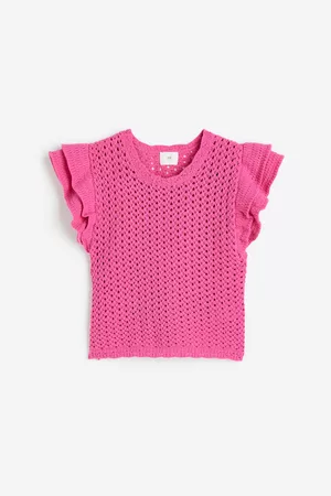 H&M Camicie - Pointelle-knit top