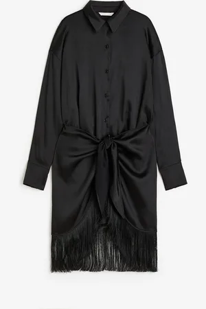 H&M Chemisier con bordo a frange