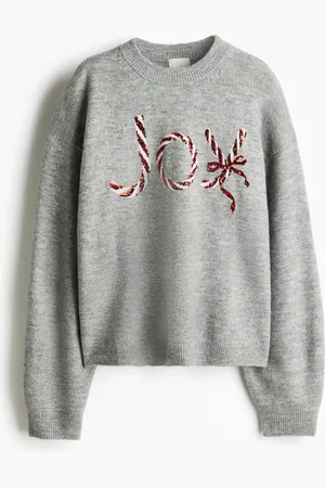 H&M Pullover con motivo davanti