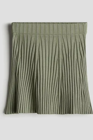 H&M Gonna svasta in maglia a coste