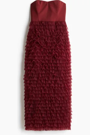 H&M Abito a fascia con gonna in tulle