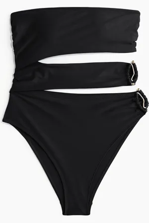 H&M Costume intero a fascia con coppe imbottite