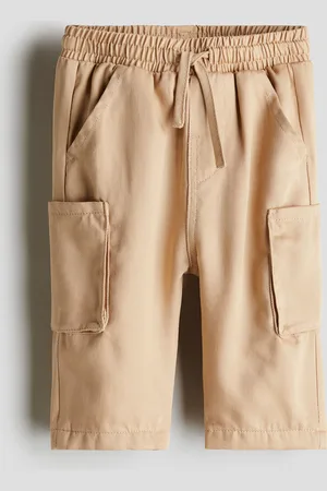 H&M Joggers in twill con fodera in jersey