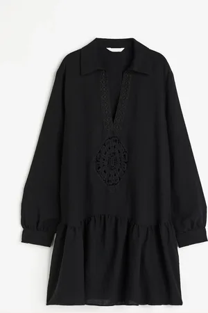 H&M Abito con dettagli in pizzo