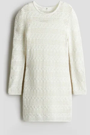 H&M Abito effetto uncinetto