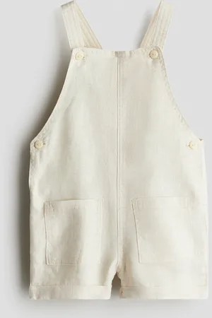 H&M Salopette corta in lino