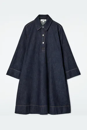 H&M MINI CHEMISIER A TRAPEZIO IN DENIM