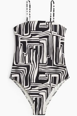 H&M Costume intero a fascia con coppe imbottite