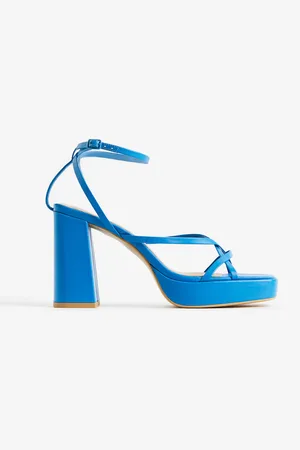 H&M Sandali in pelle con plateau