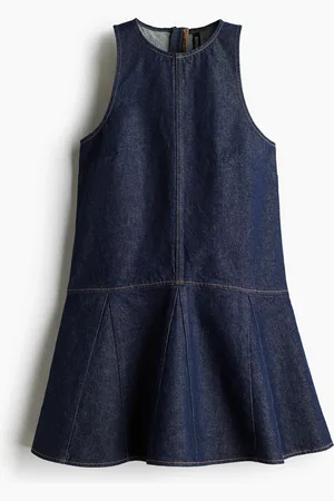 H&M Abito in denim con gonna svasata